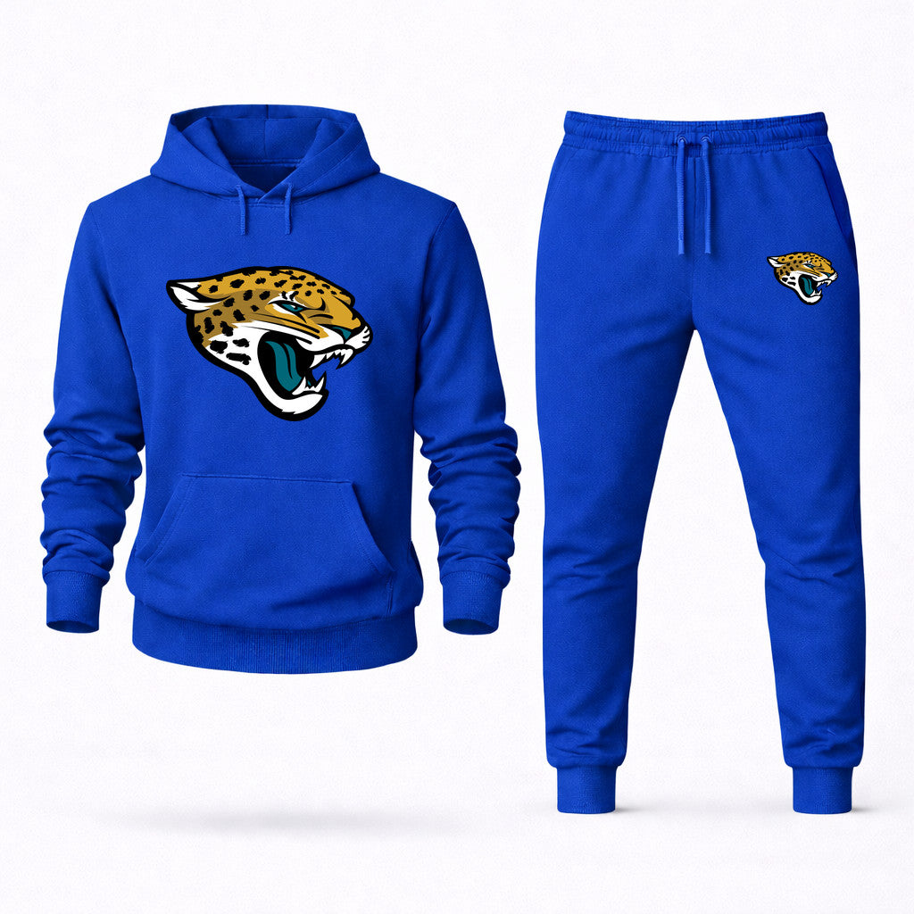 Jacksonville Jaguars Hoodie and Joggers Set - Blue
