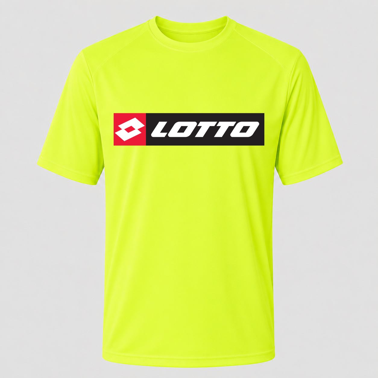 Men's Lotto Performance T-Shirt - Safety Green