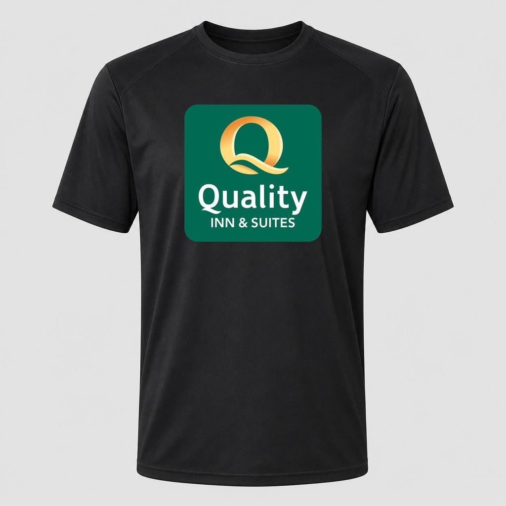 Men's Quality Inn & Suites Performance T-Shirt - Black