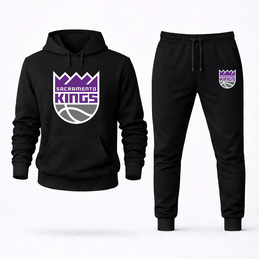 Sacramento Kings Hoodie and Joggers Set - Black