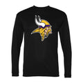 Men's Minnesota Vikings Polyester Long Sleeve T-Shirt - Black