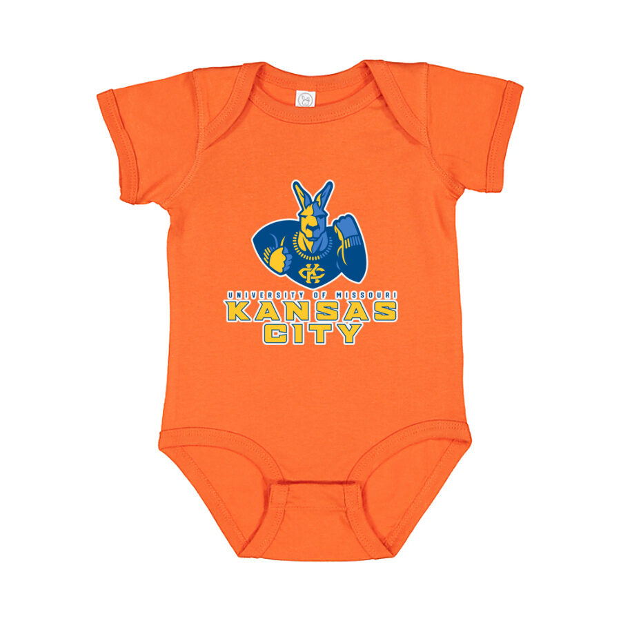 UMKC Kangaroos Baby Romper Onesie - Orange