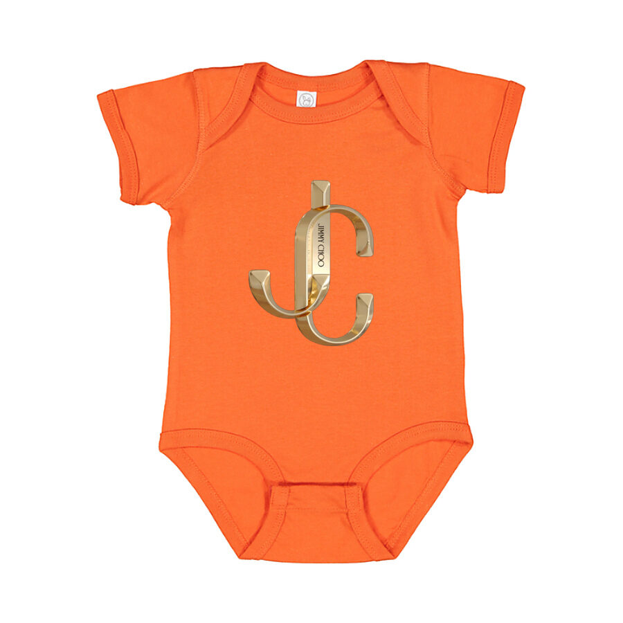 Jimmy Choo Baby Romper Onesie - Orange