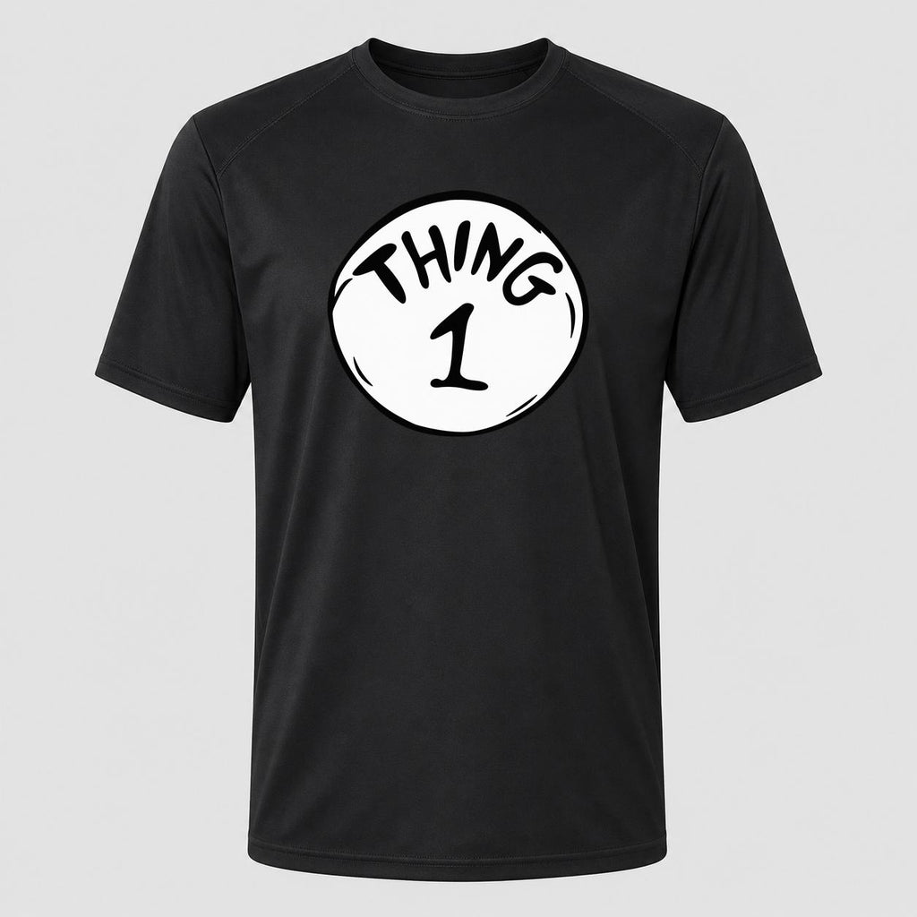 Men's Dr. Seuss Thing 1 Performance T-Shirt - Black