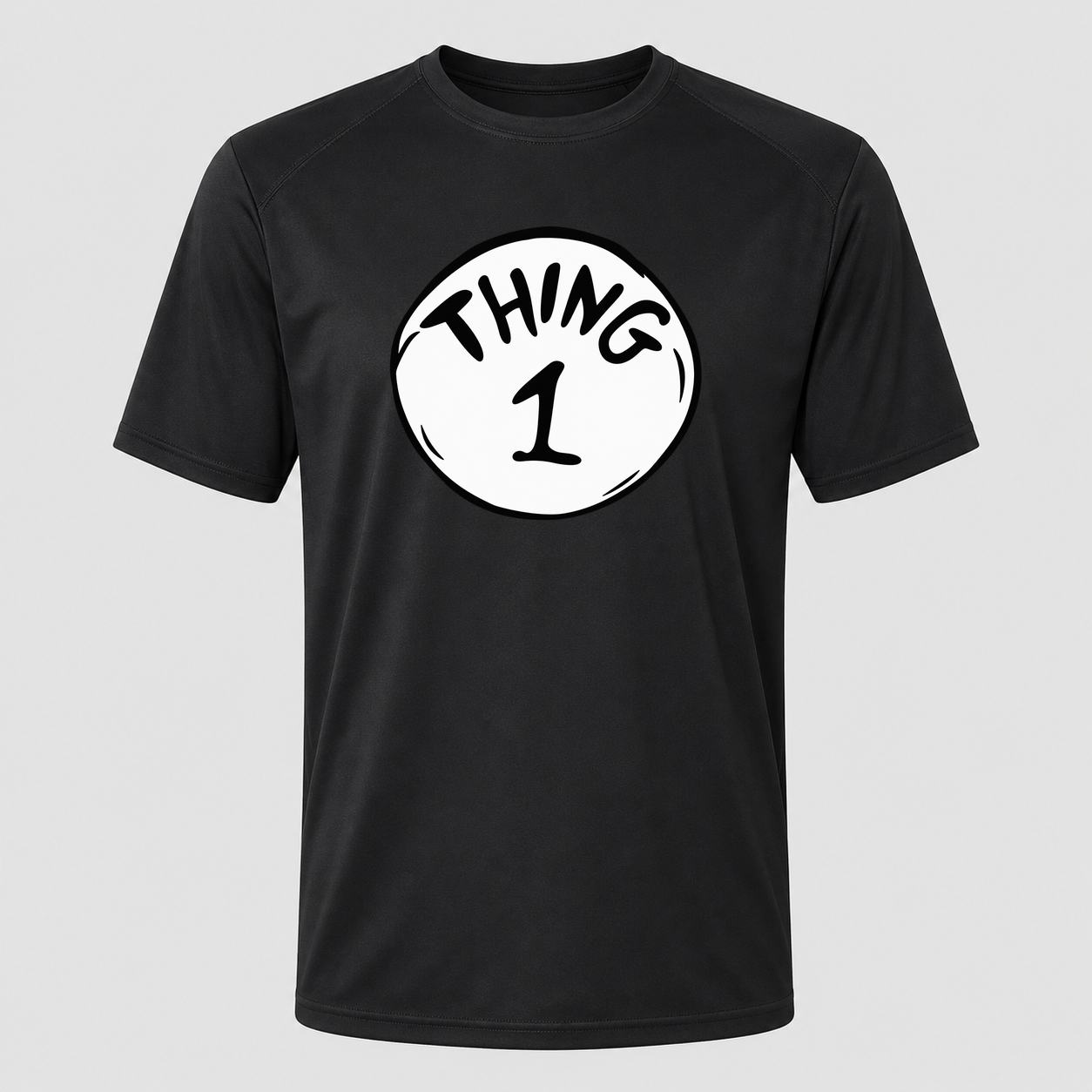 Men's Dr. Seuss Thing 1 Performance T-Shirt - Black