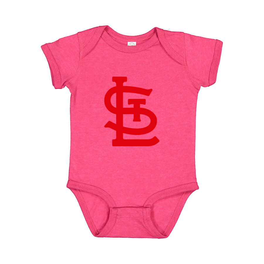 St. Louis Cardinals Baby Romper Onesie - Pink