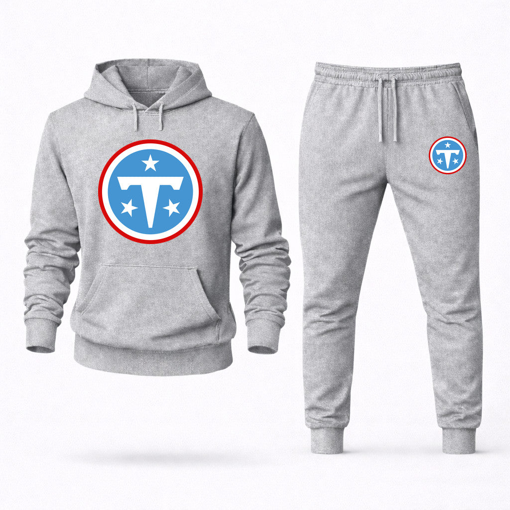 Tennessee Titans Hoodie and Joggers Set - Grey