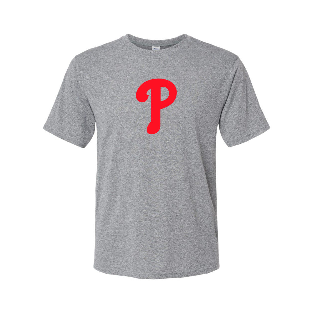 Philadelphia Phillies Polyester T-Shirt - Gray