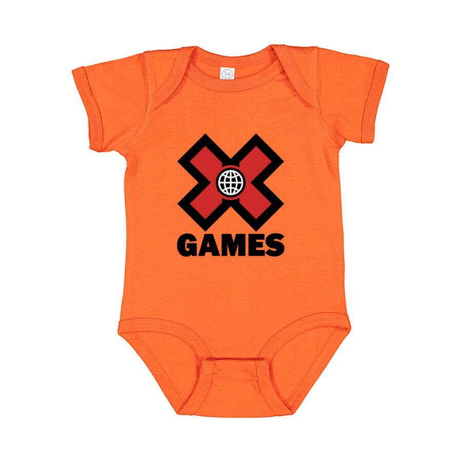 X Games Baby Romper Onesie - Orange