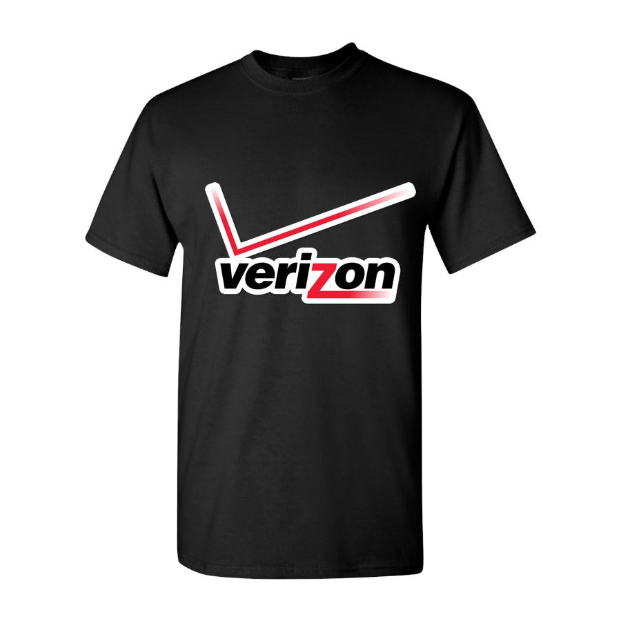 Men's Verizon Wireless Logo Cotton T-Shirt - Black
