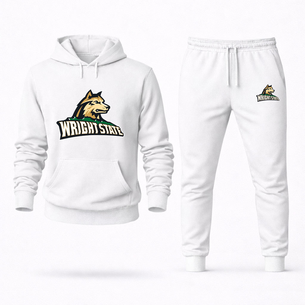 Wright State Raiders Hoodie and Joggers Set - White