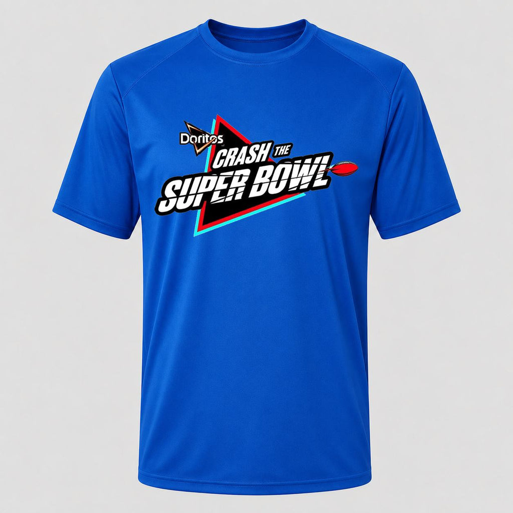Men's Crash the Super Bowl Performance T-Shirt - Royal Blue