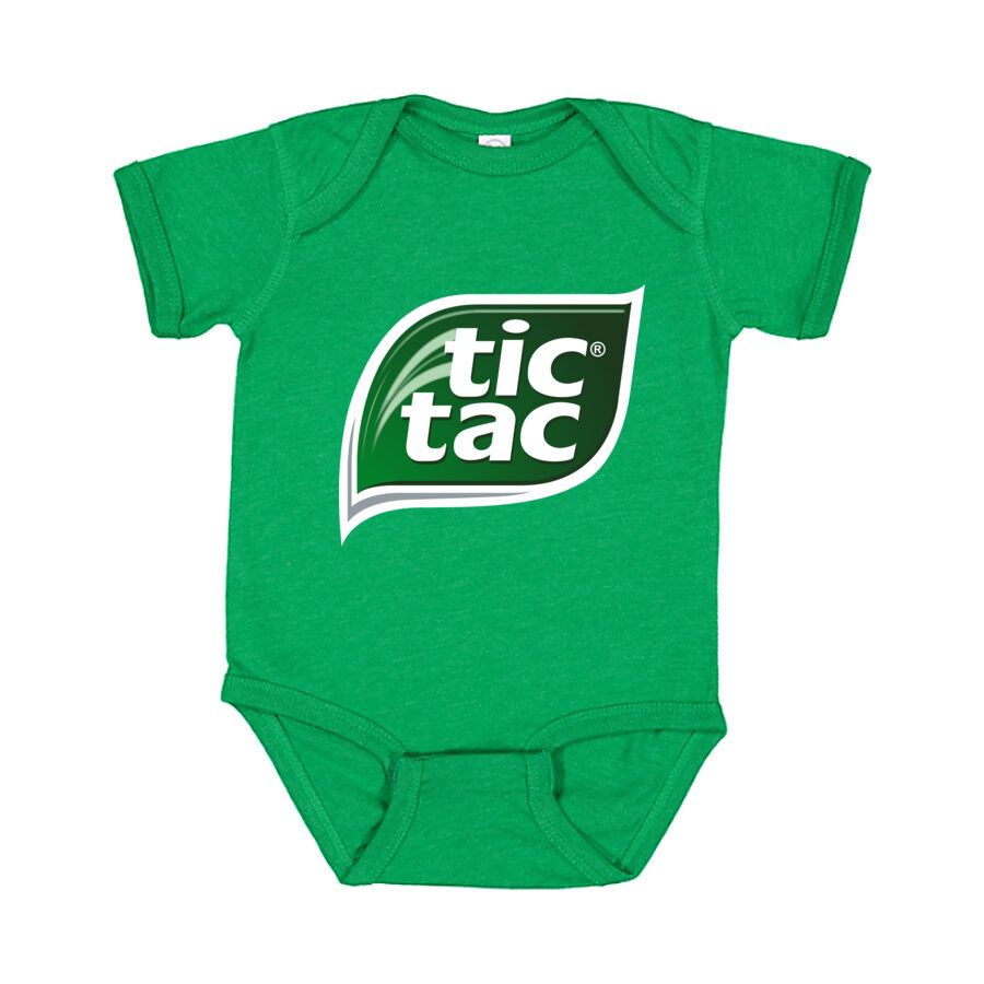 Tic Tac Baby Romper Onesie - Green