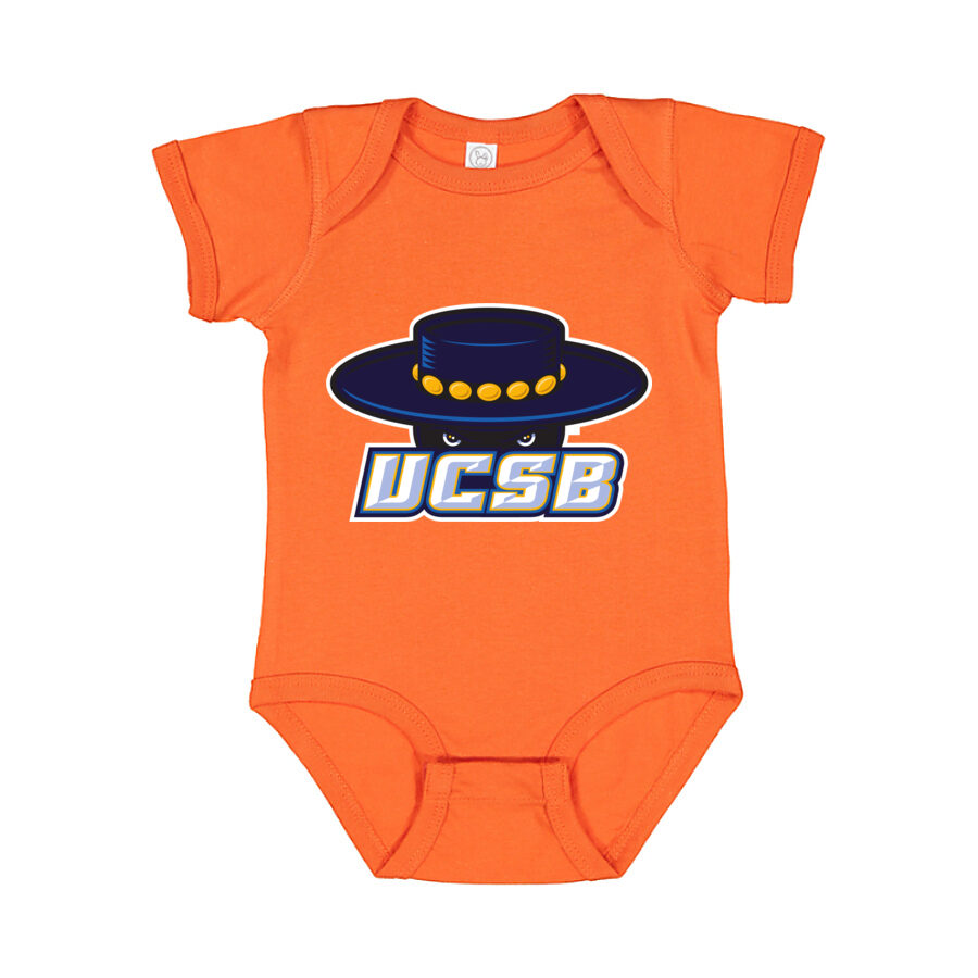 UCSB Gauchos Baby Romper Onesie - Orange