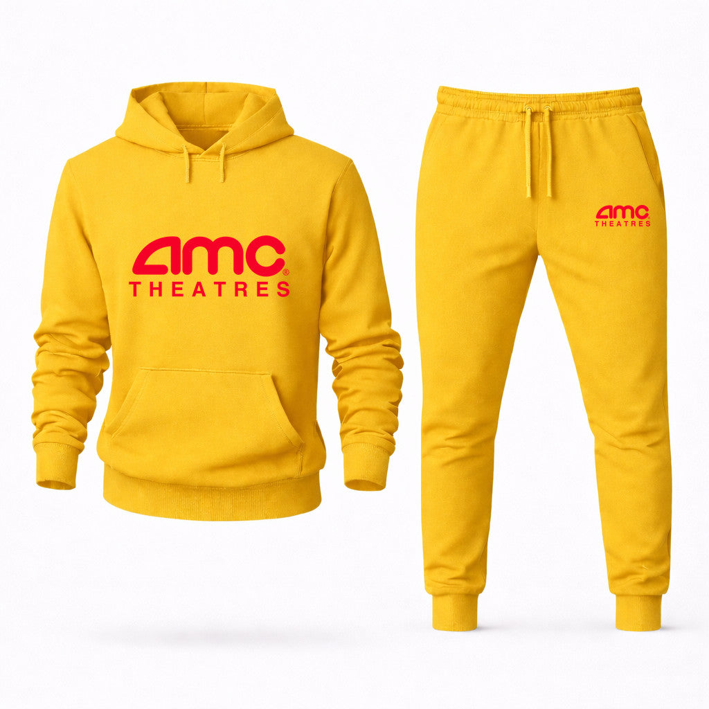 AMC Theatres Hoodie and Joggers Set - Yellow