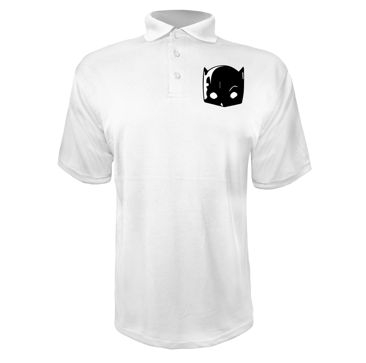 Hellcat PNG4 men's polyester polo in White