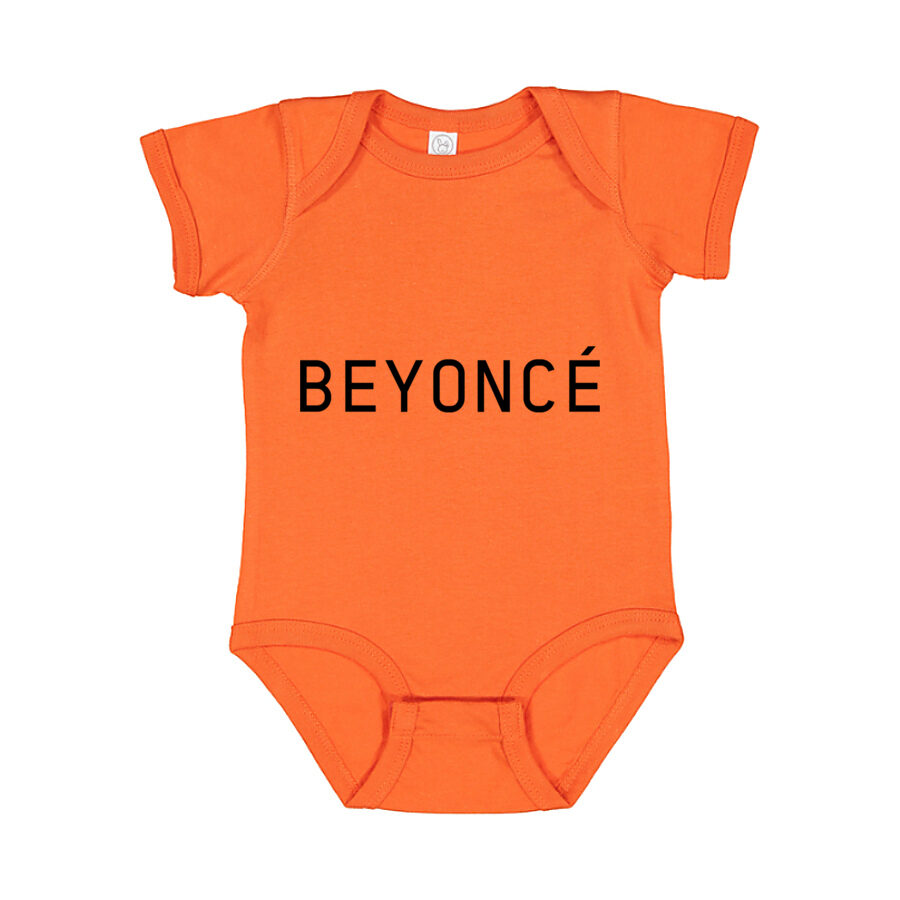 Beyoncé Baby Romper Onesie - Orange