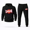 Crunch Fitness Hoodie and Joggers Set - Black