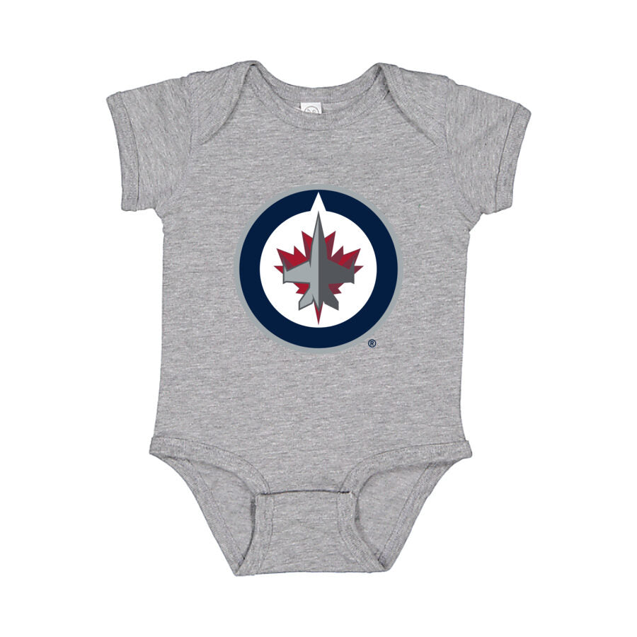 Winnipeg Jets Baby Romper Onesie - Gray