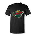 Men's Minnesota Wild Cotton T-Shirt - Black
