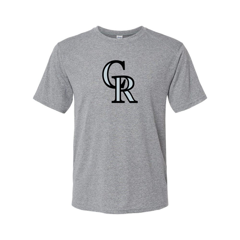 Colorado Rockies Polyester T-Shirt - Gray