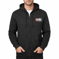 Prime Drink Zipper Hoodie - Black