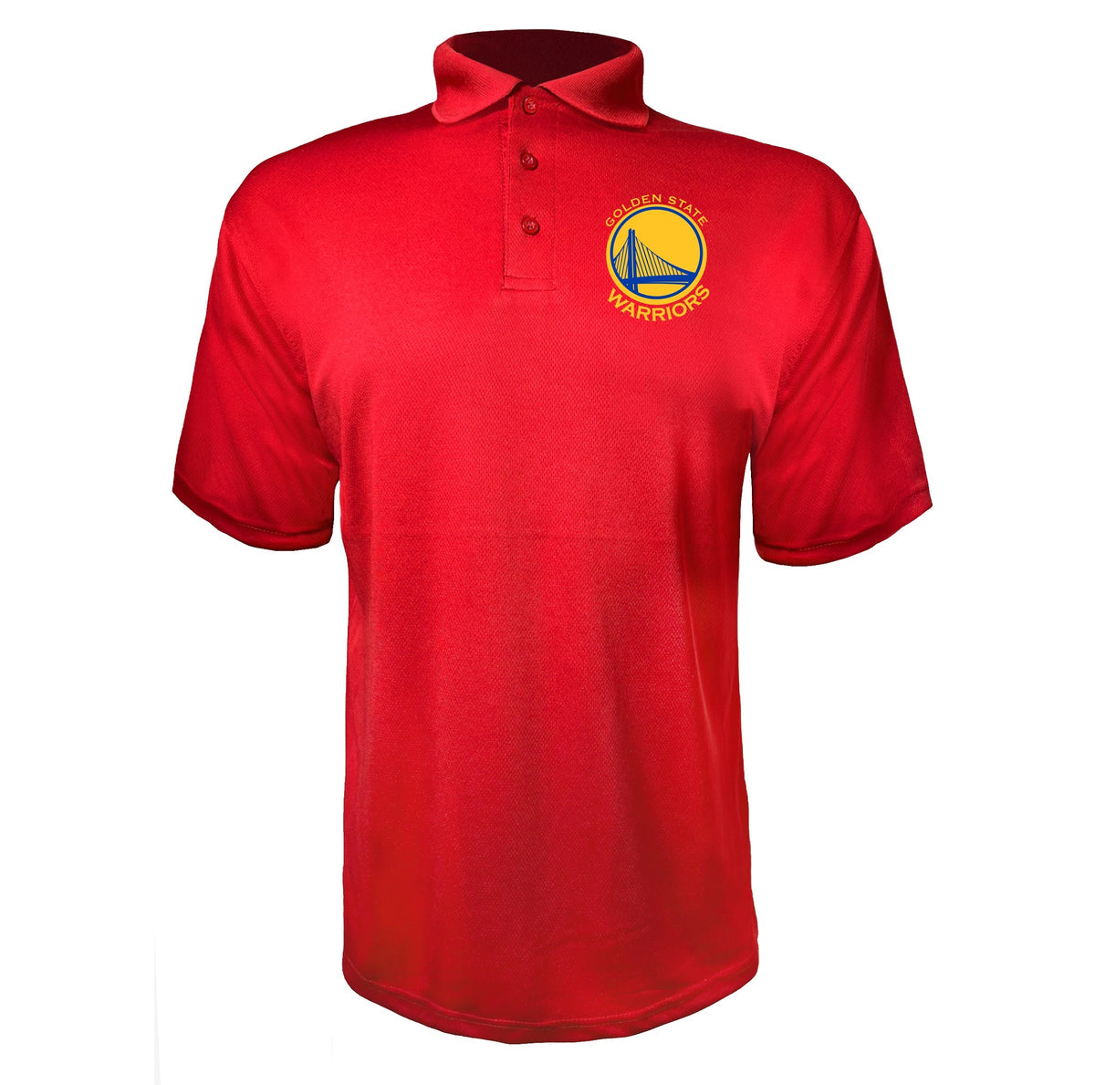 Golden states warrior yellow Red polyester polo