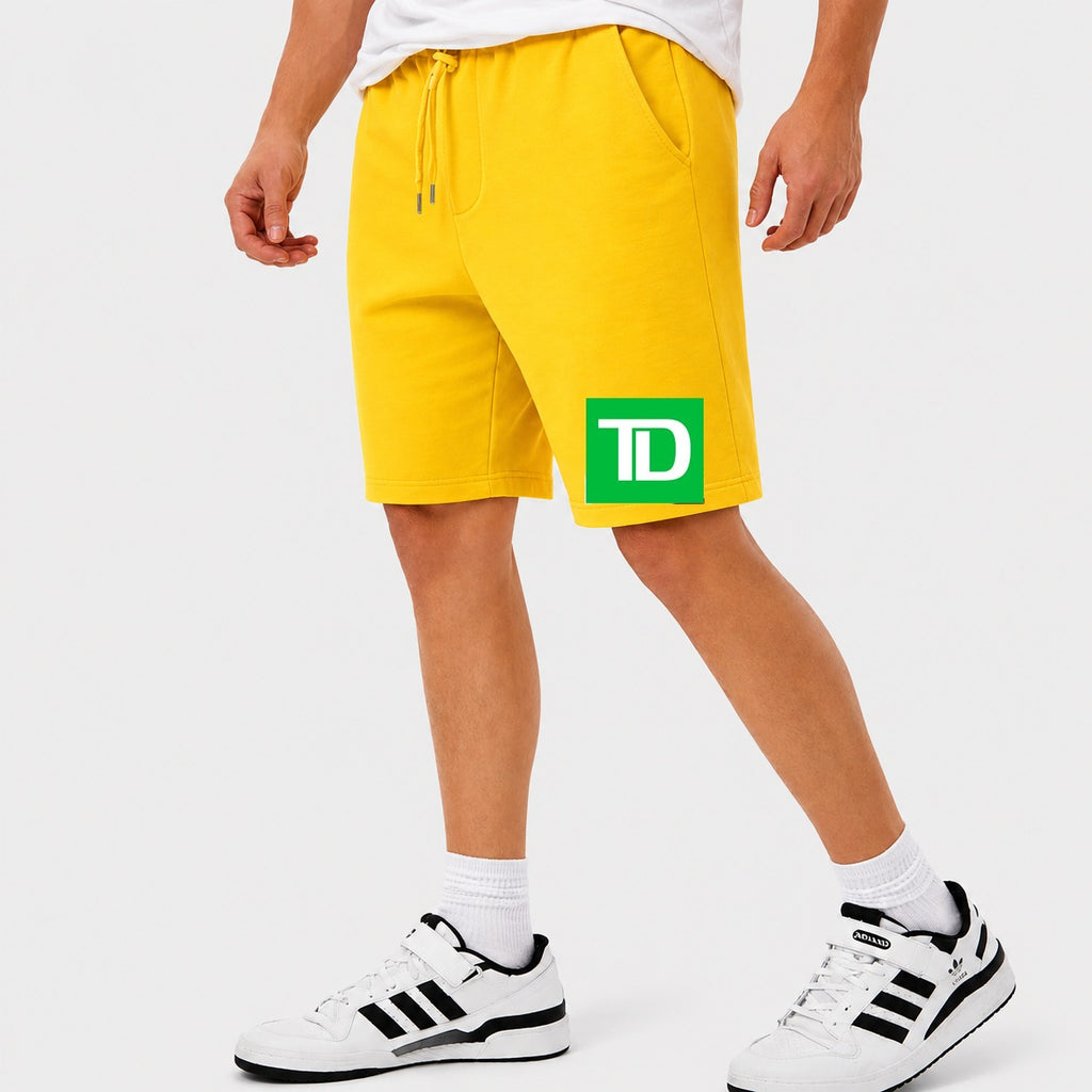 Men's TD Bank Cotton Shorts - Yellow