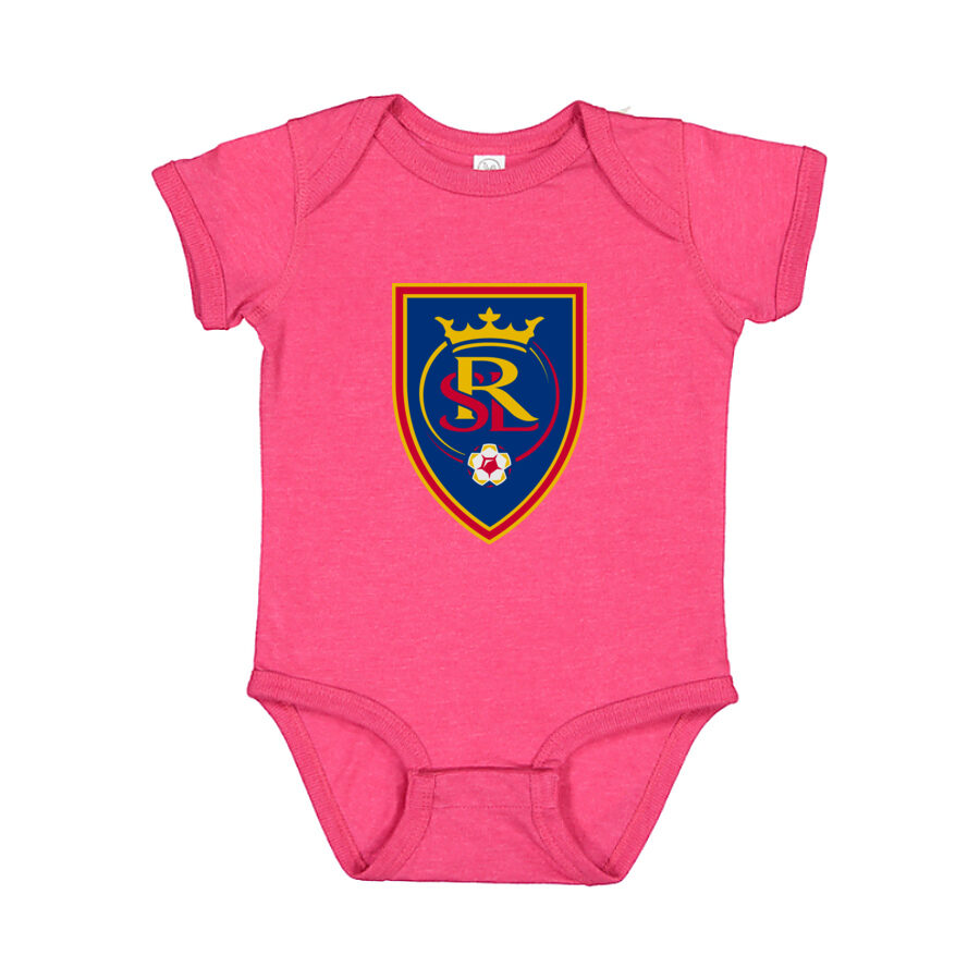 Real Salt Lake Baby Romper Onesie - Pink