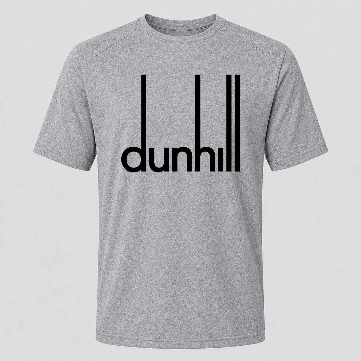 Men's Dunhill Black Performance T-Shirt - Gray