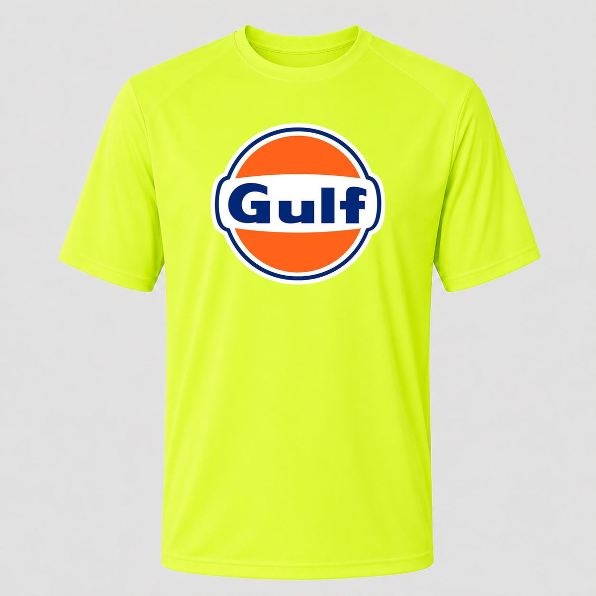 Men's Gulf Oil Performance T-Shirt - Safety Green