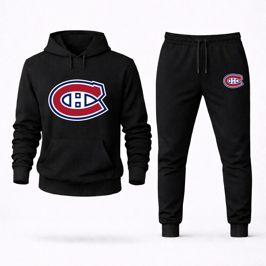 Montreal Canadiens Hoodie and Joggers Set - Black