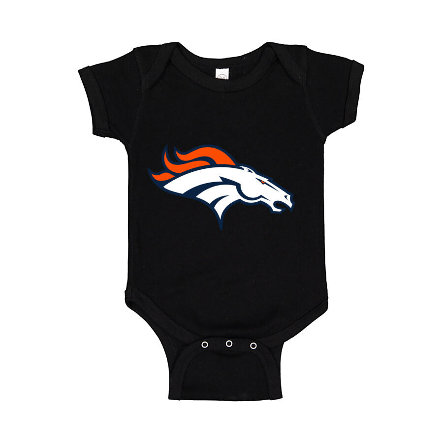 Denver Broncos Baby Romper Onesie - Black