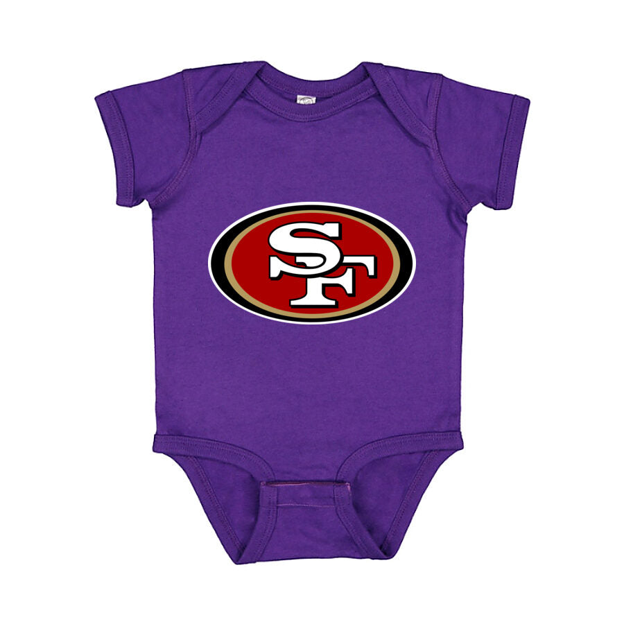 San Francisco 49ers Baby Romper Onesie - Purple