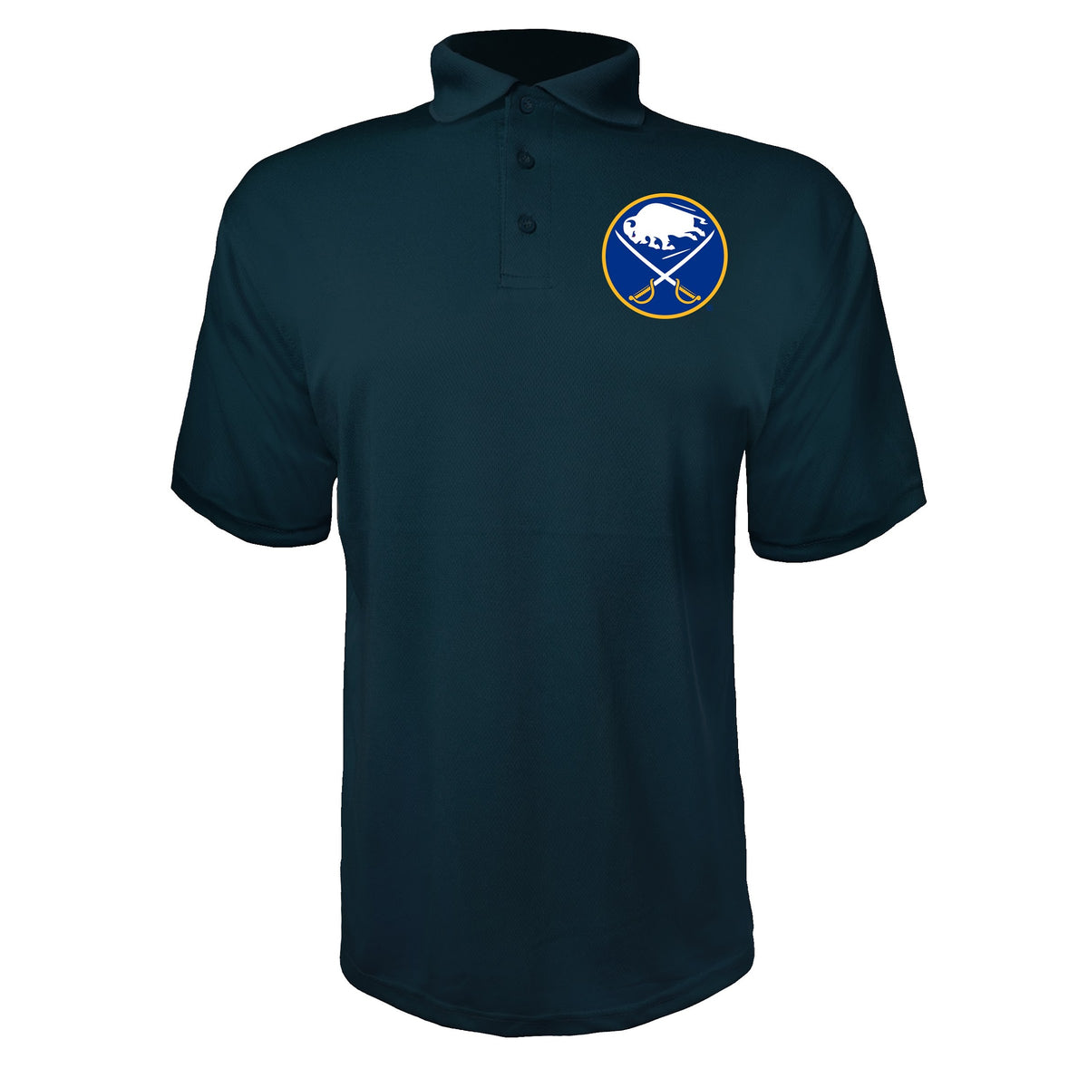 Buffalo Sabres Navy polyester polo