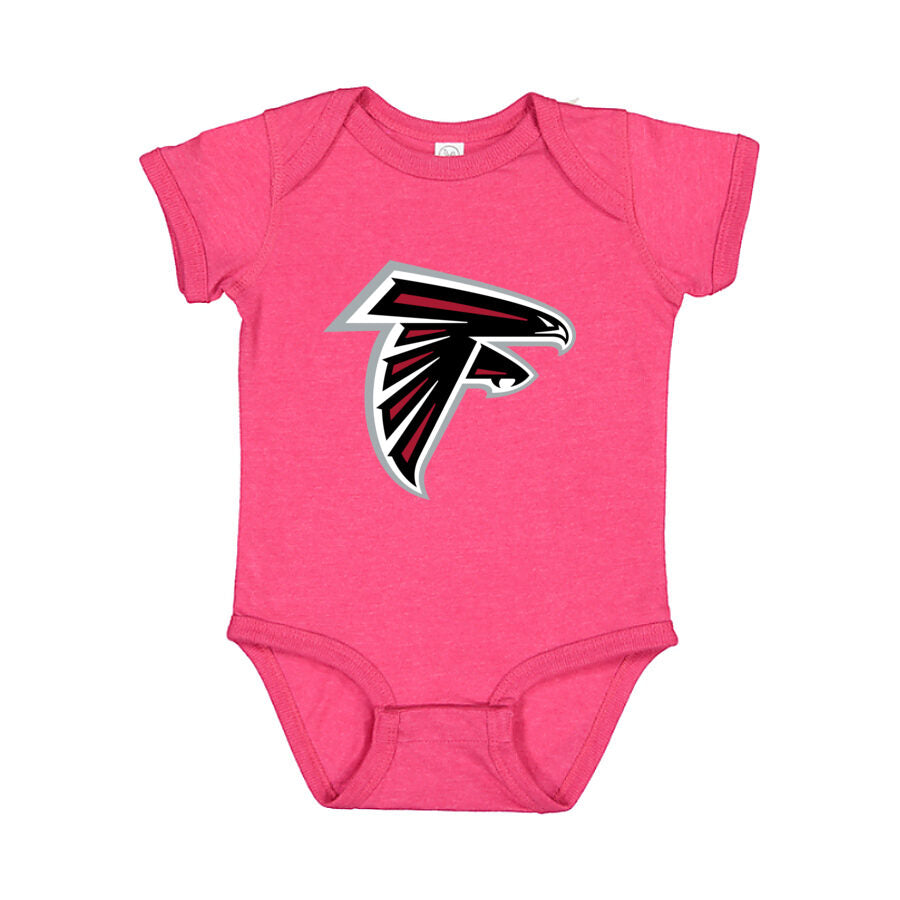Atlanta Falcons Baby Romper Onesie - Pink