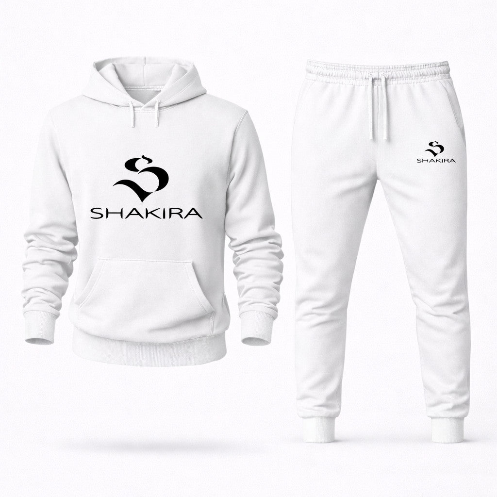 Shakira Hoodie and Joggers Set - White