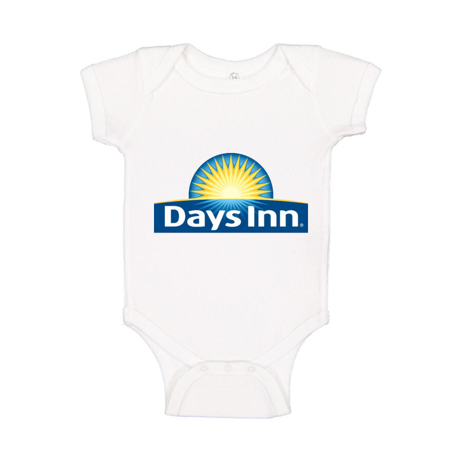 Days Inn Baby Romper Onesie - White