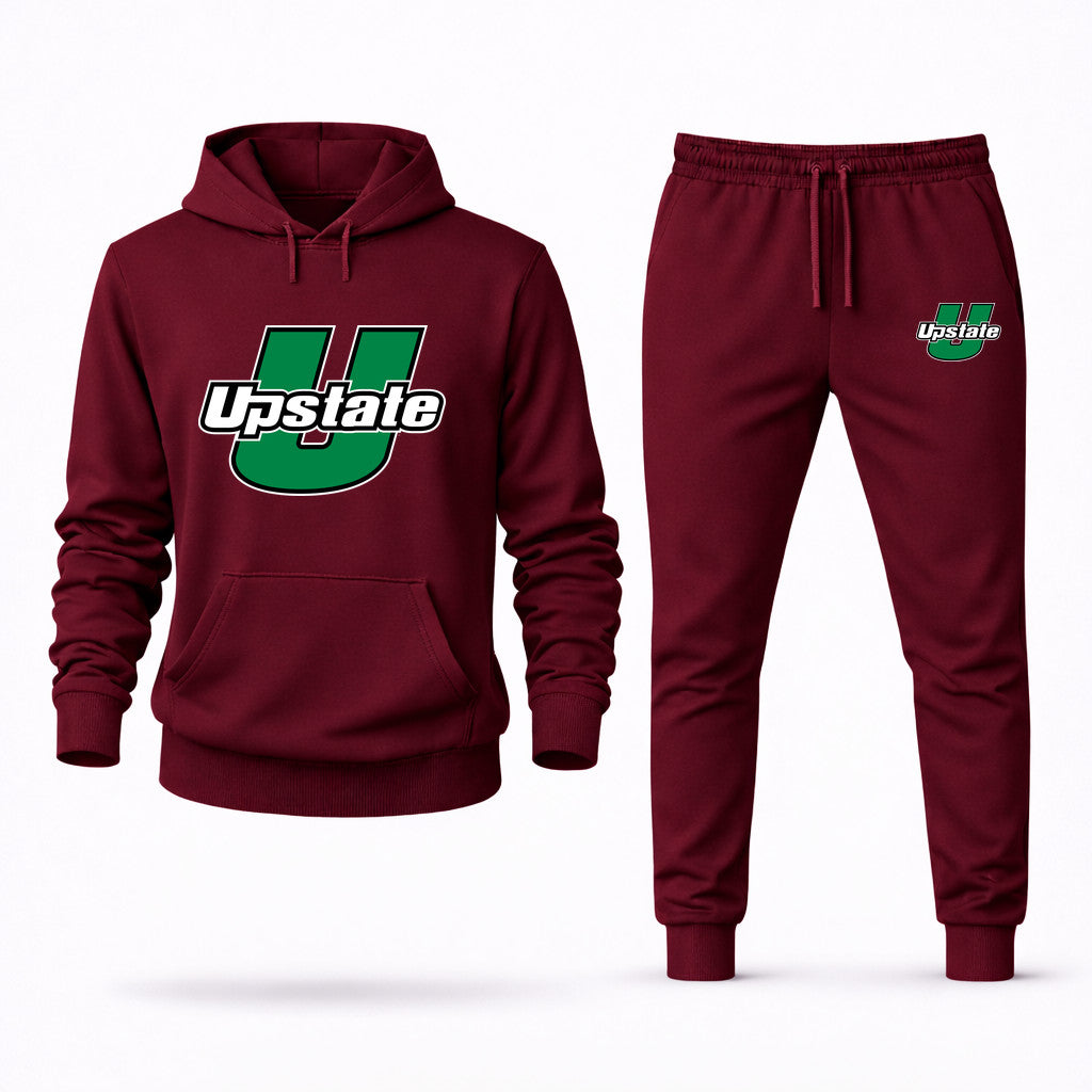 USC Upstate Spartans Hoodie and Joggers Set - Burgundy