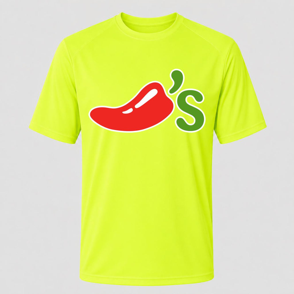 Men's Chili's Performance T-Shirt - Safety Green