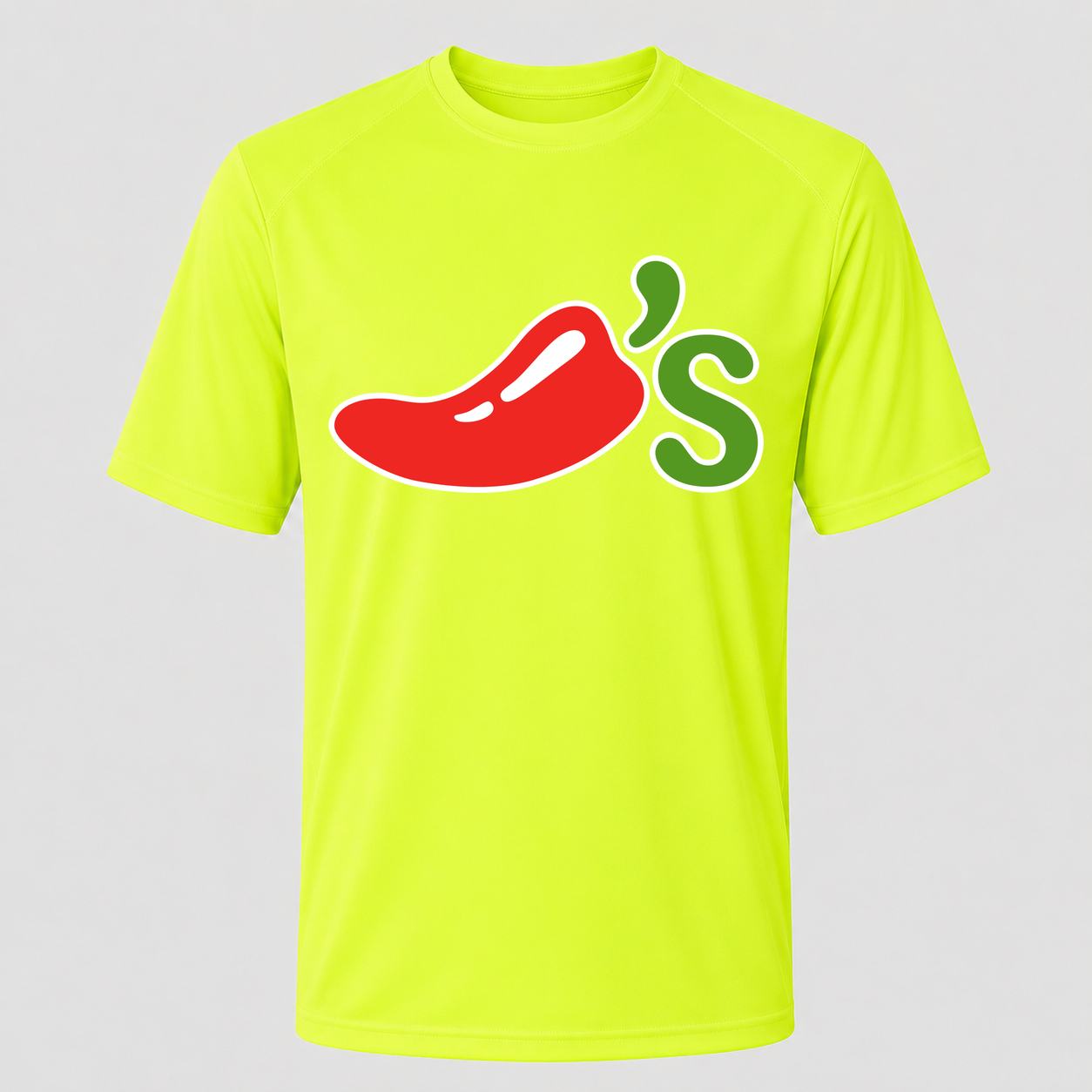 Men's Chili's Performance T-Shirt - Safety Green