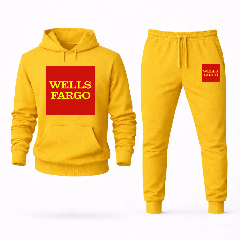 Wells Fargo Hoodie and Joggers Set - Yellow