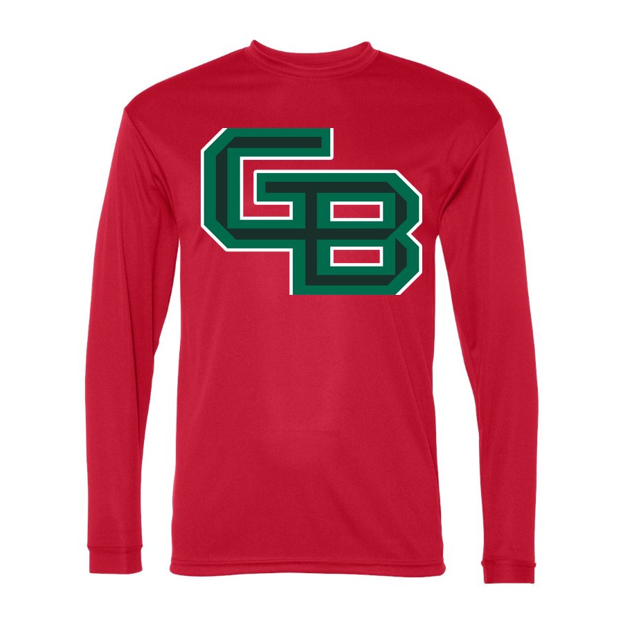 Men's Wisconsin Green Bay Phoenix Polyester Long Sleeve T-Shirt - Red