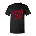 Men's Washington Nationals Cotton T-Shirt - Black