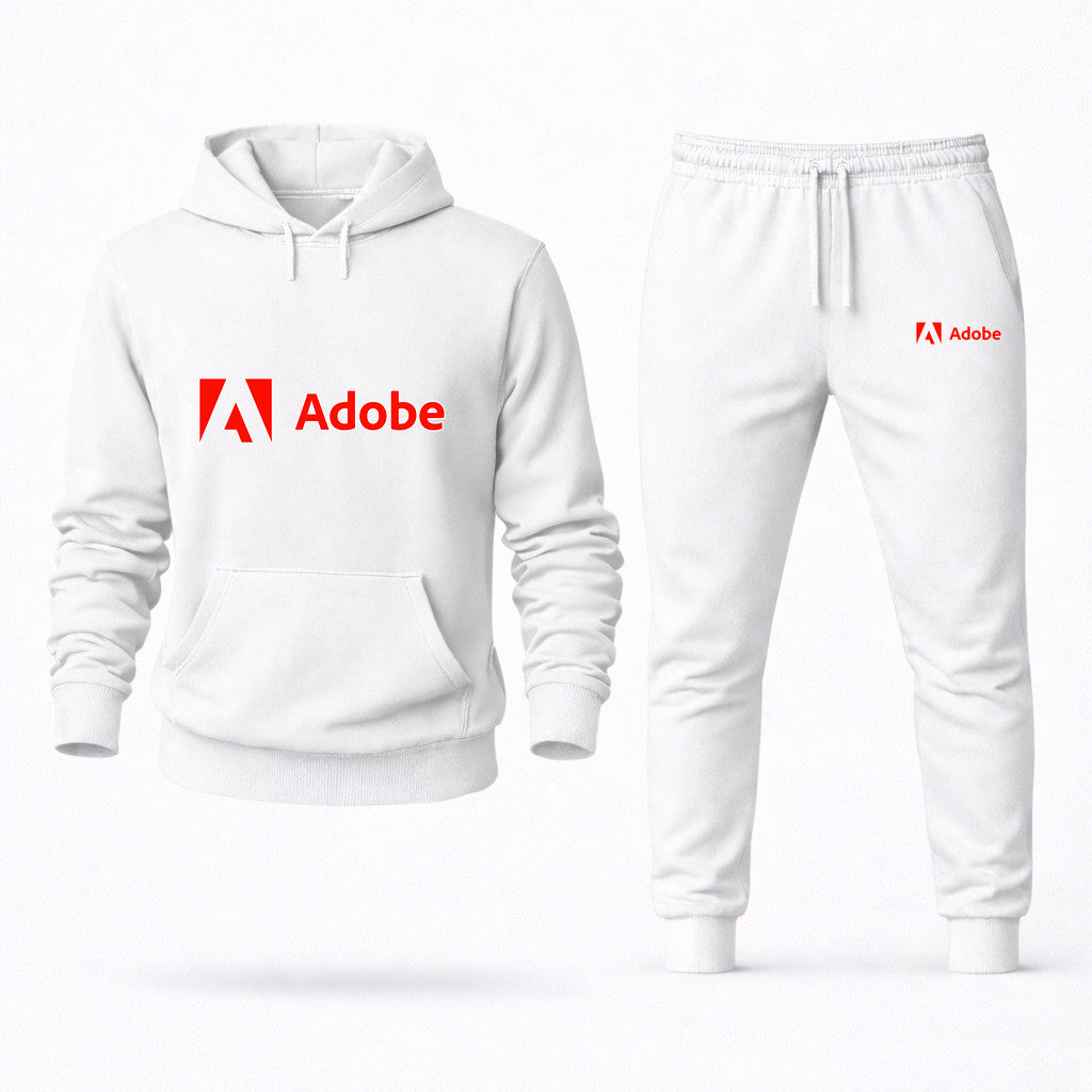 Adobe Hoodie and Joggers Set - White