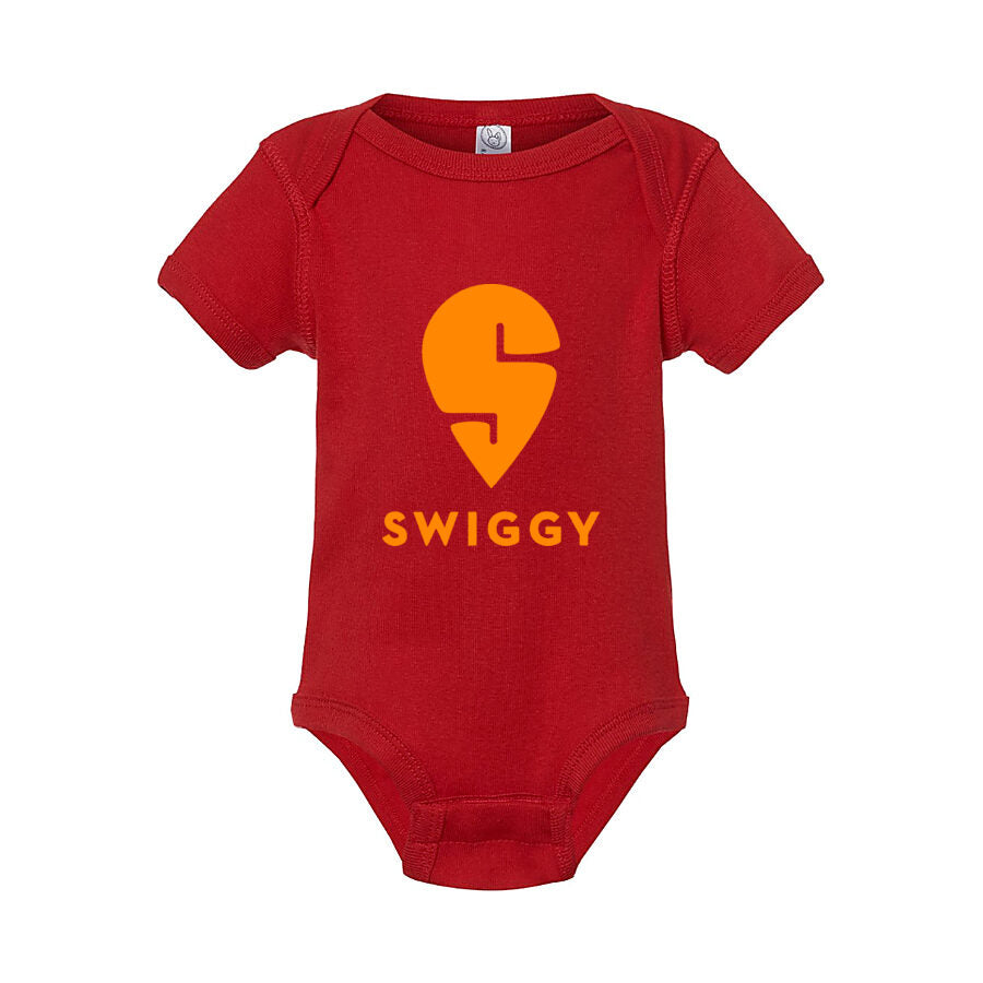 Swiggy Baby Romper Onesie - Red