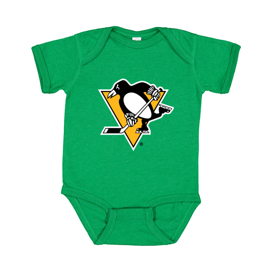 Pittsburgh Penguins Baby Romper Onesie - Green