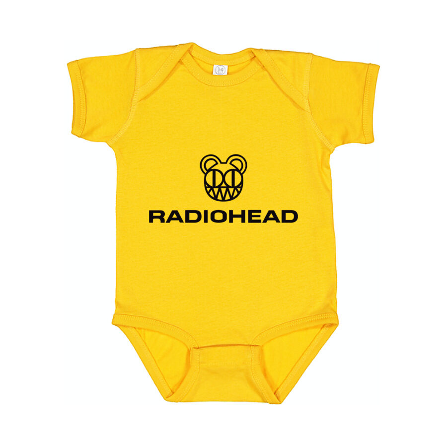 Radiohead Baby Romper Onesie - Yellow