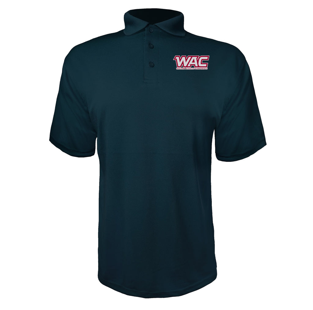 Western Athletic Conference Alternate Navy polyester polo
