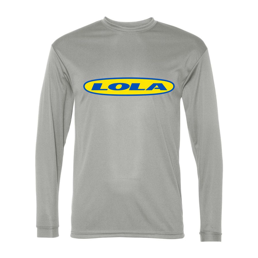 Men's Lola Polyester Long Sleeve T-Shirt - Silver